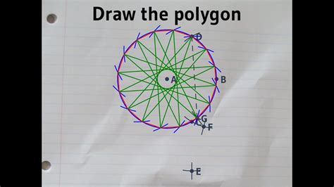 Constructing a regular hexadecagon (16-sided polygon) using a compass and straightedge - YouTube