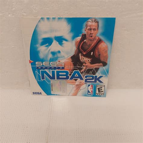 Sega Sports NBA 2K Dreamcast Instruction Manual ONLY – Retro Madness