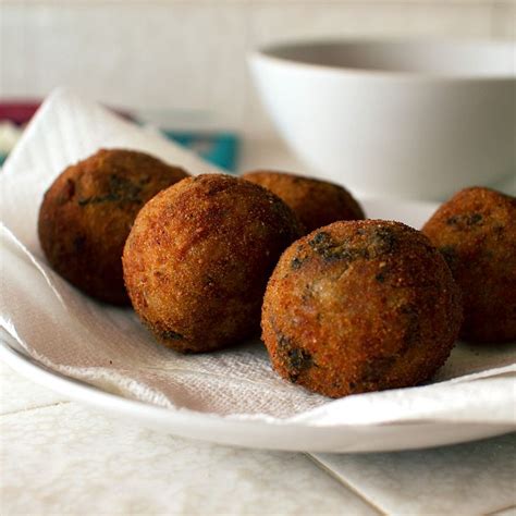 Wild Mushroom Arancini - FMITK: From My Impossibly Tiny Kitchen | Arancini recipe, Stuffed ...