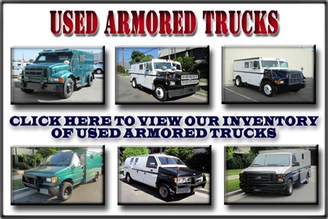 Used Armored Truck Inventory