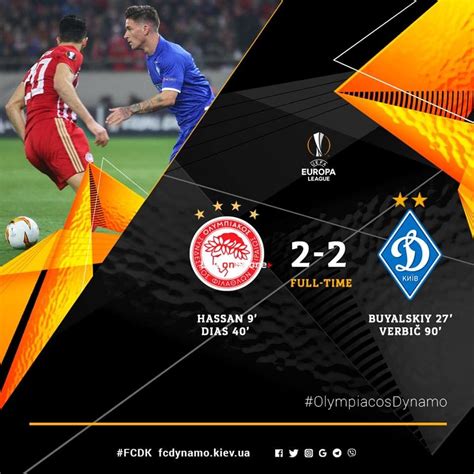 Olympiacos 2-2 Dynamo Kyiv Full Highlight Video – Uefa Europa League 2019