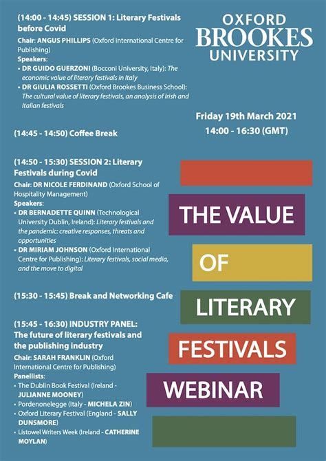 Conference | The Value of Literary Festivals