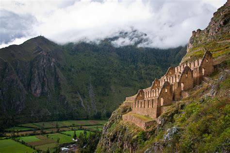 Inca Storehouses over Ollantaytambo | [Ollantaytambo PERU] | Kenneth Moore | Flickr