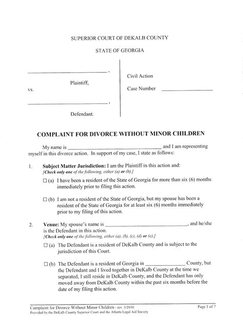 Dekalb County Superior Court Forms Fill Out And Sign Printable PDF ...