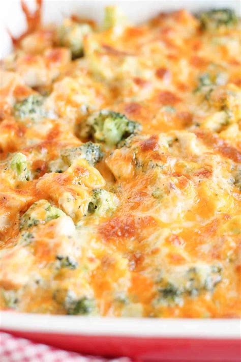 Chicken Broccoli Bake - easy, cheesy casserole! - The Honour System