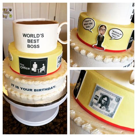 The Office themed birthday cake!! | Bolo