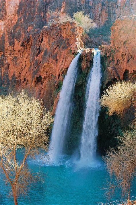 Navajo Falls - Havasupai | Waterfall, Beautiful waterfalls, Wonders of the world