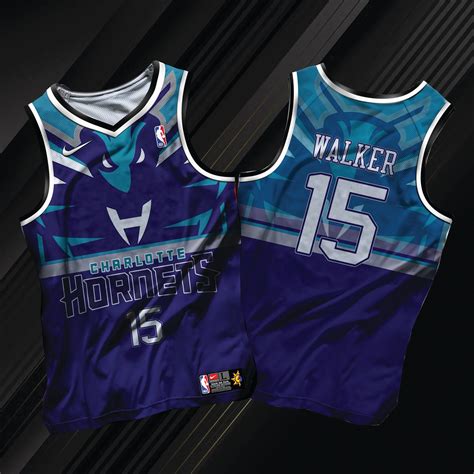 KEMBA WALKER HORNETS 03 JERSEY FREE CUSTOMIZE OF NAME&NUMBER ONLY full sublimation and high ...