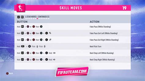 FIFA 19 Skill Moves Guide - New & Updated Skill Moves