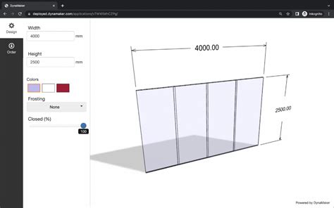 Template - Sliding Glass Wall Visualization – DynaMaker