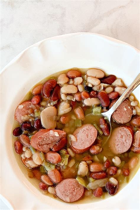 Instant Pot 15 Bean Soup with Sausage - Keeping Life Sane