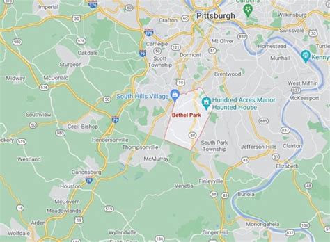 Where is Bethel Park , Pennsylvania? see area map & more