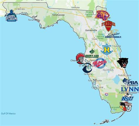 Sports Teams in Florida - Sport League Maps