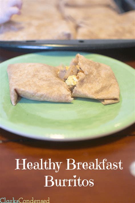 Healthy Breakfast Burritos