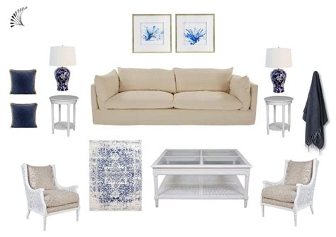 Hamptons Living Room Furniture Package - The Design Basics