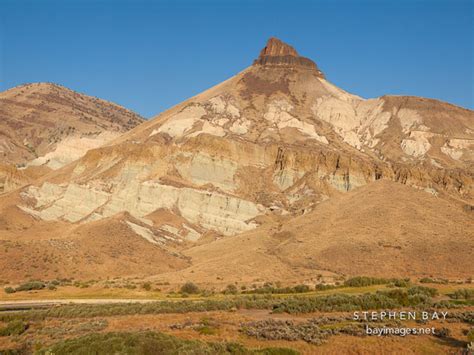 Photo: Sheep Rock at John Day Fossil Beds.