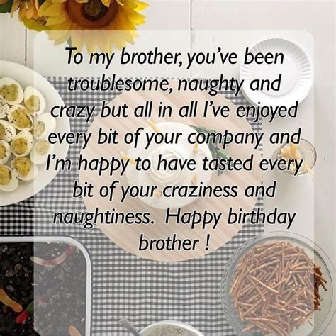 Funny Birthday Wishes For Elder Brother | Birthday wishes for brother ...