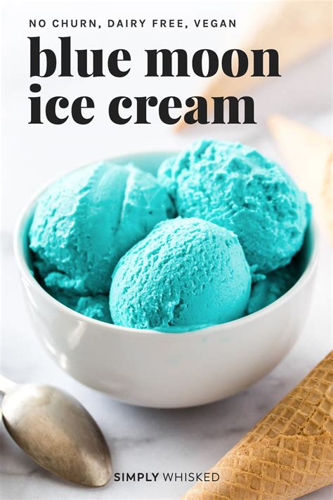 Blue Moon Ice Cream | Recipe | Vegan ice cream recipe, Ice cream ...