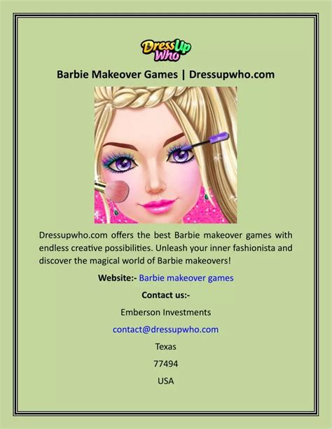 PPT - Barbie Makeover Games Dressupwho PowerPoint Presentation, free ...