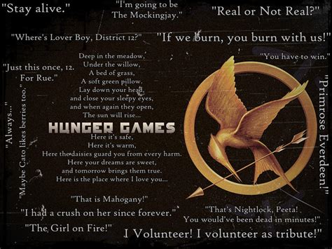 The Hunger Games Quotes by Mockingjay-Rue on DeviantArt