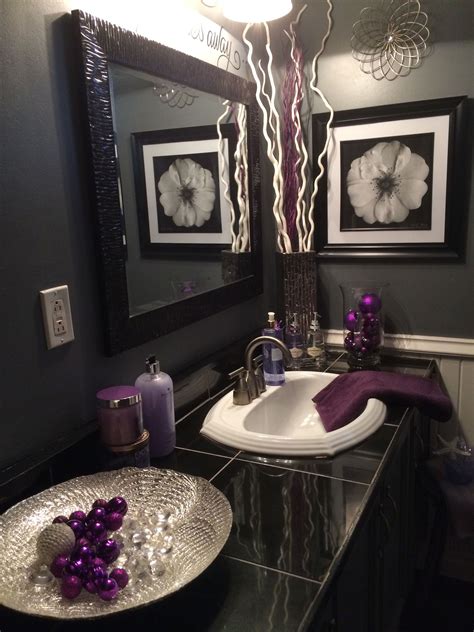 Lavender And Grey Bathroom Decor - WERFBAT