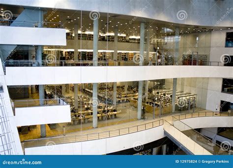 A Modern Library - The Royal Library, Copenhagen Editorial Stock Image ...