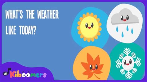 What's The Weather Like Today - THE KIBOOMERS Preschool Songs for ...