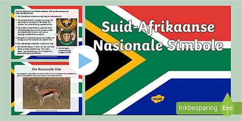 Suid-Afrikaanse Nasionale Simbole PowerPoint (teacher made)