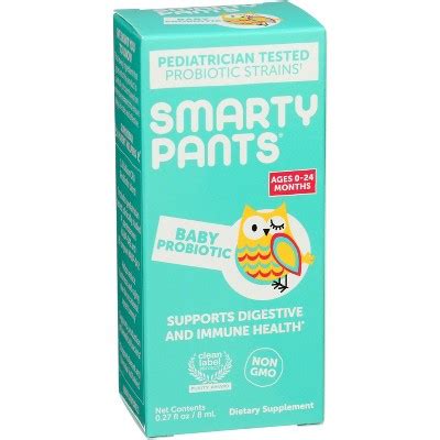 Smartypants Baby Probiotic 0.27 Fluid Ounce (pack Of 1) : Target