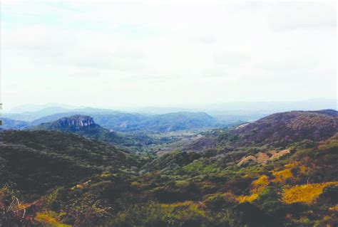 Sierra Madre Occidental. Vista of the Sierra Madre Occidental as seen ...