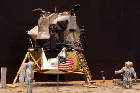 Apollo 11 moon landing model | This was something I did a fe… | Flickr