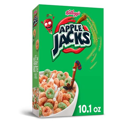 Kellogg's Apple Jacks, Breakfast Cereal, Original, 10.1 Oz - Walmart ...