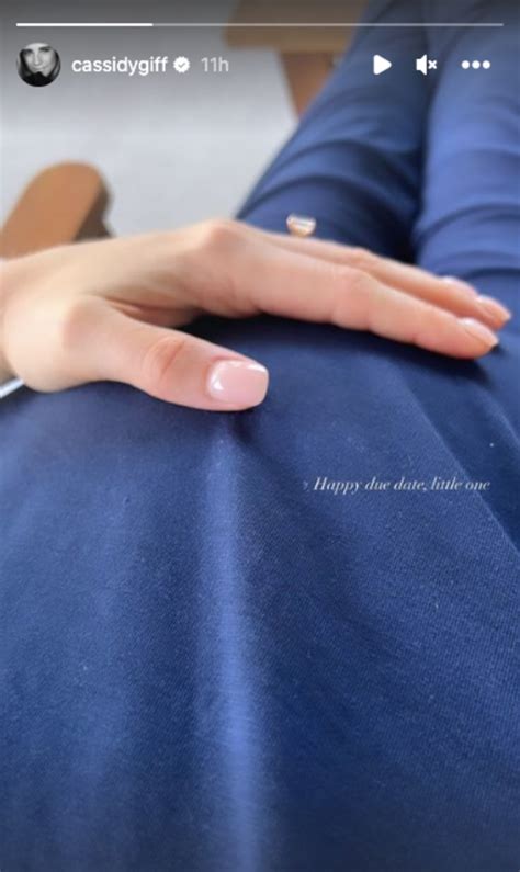 Cassidy Gifford Shares Photo of Her Baby Bump On Her Due Date