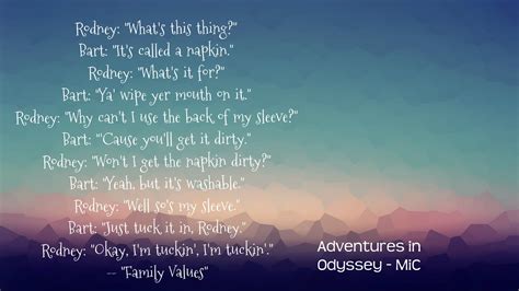 Ohhhh the Rathbone's :p Adventures in Odyessey Quotes! | Adventures in odyssey, Odyssey quotes ...