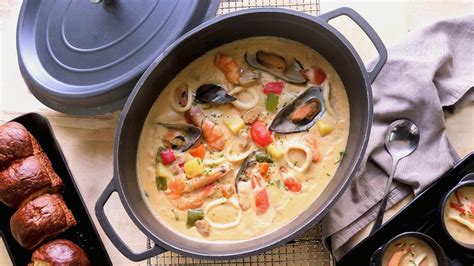 Filipino Style Creamy Seafood Bouillabaisse - Recipe - Recipe