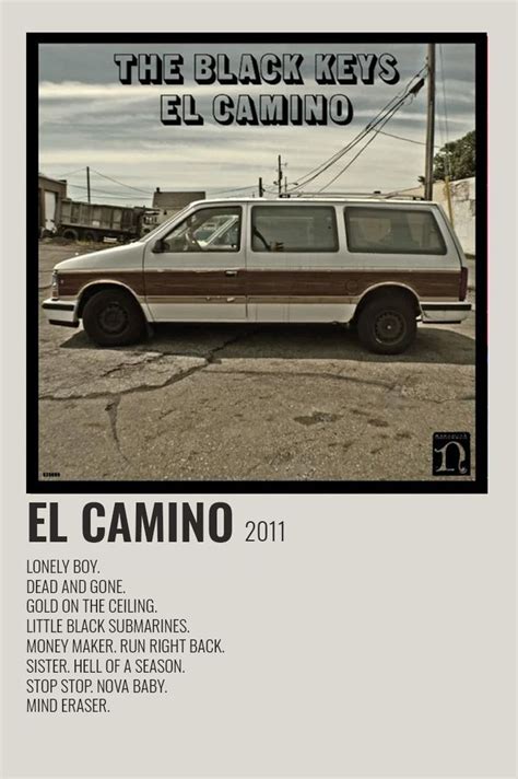 The Black Keys El Camino Poster | Póster de música, Musica, Poster