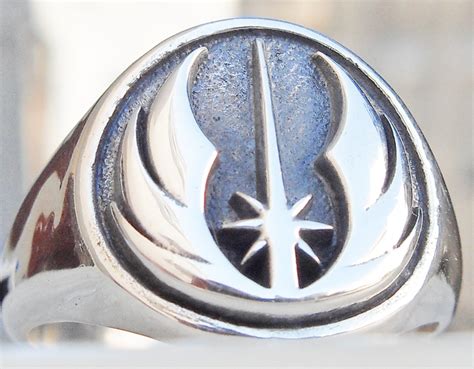 Star Wars Jedi Order Insignia on wood Rebel Handmade 3D Ring | Etsy