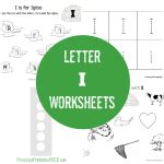 Letter I Worksheets for Preschool – Free Preschool Printables