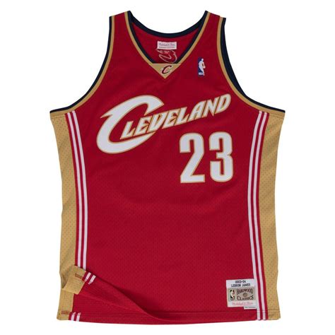 Swingman Jersey - Lebron James 23 Red/gold - Basket4Ballers