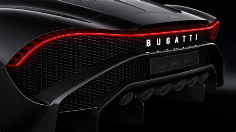 Bugatti La Voiture Noire Rear Lights Wallpaper,HD Cars Wallpapers,4k ...