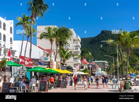 The Boardwalk, Philipsburg, St Maarten, Saint Martin, Lesser Antilles ...