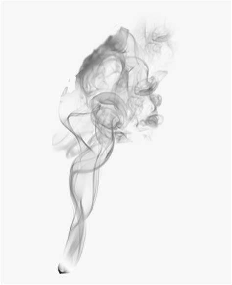 Smoke Effect Tumblr Ftestickers - Transparent Background Cigarette Smoke, HD Png Download ...