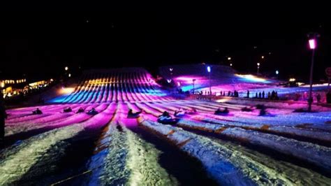 Try The Ultimate Nighttime Adventure With Galactic Snow Tubing At ...