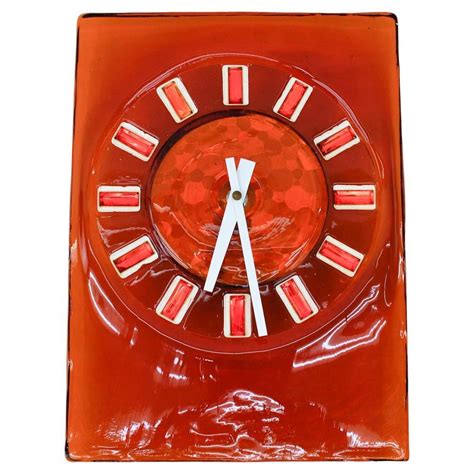Mid-Century Modern "Diamond" Wall Clock by Penthouse Art Creations at 1stDibs