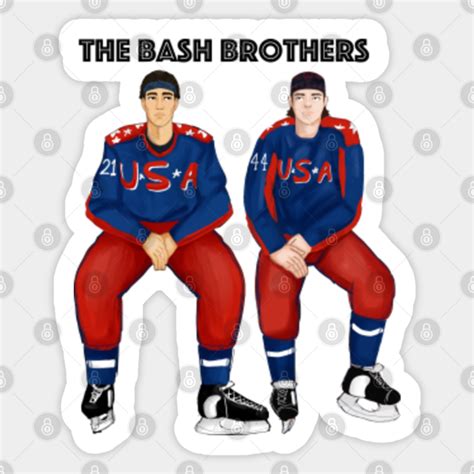 The Bash Brothers - Mighty Ducks - Sticker | TeePublic