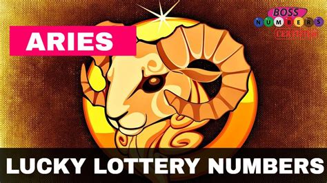 Aries Horoscope Lucky Lottery Numbers Pick 3 & Pick 4 - YouTube