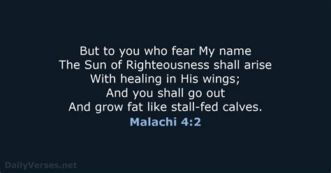 Malachi 4:2 - Bible verse (NKJV) - DailyVerses.net