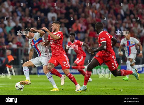 Robert Lewandowski of FC Barcelona during the UEFA Champions League ...