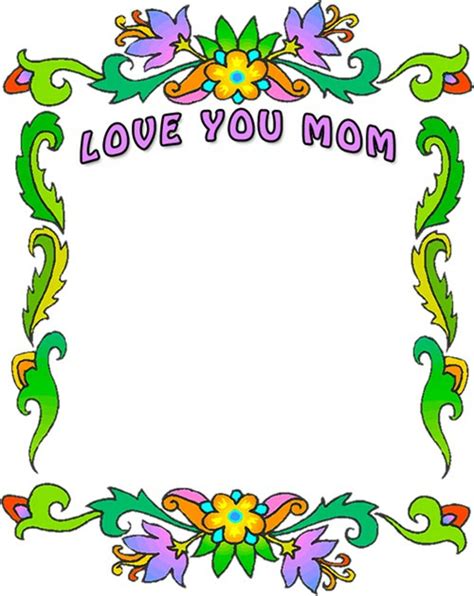 Download High Quality mother\'s day clipart border Transparent PNG ...