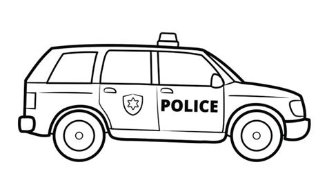 Police Cars Drawing